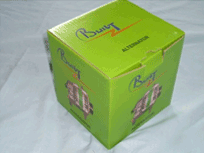 Lime color Boxes with our logo for Alternators & Starters