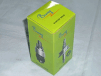 Lime color Boxes with our logo for Drives